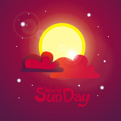 World sun day.