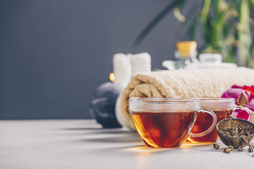 Tea and SPA composition