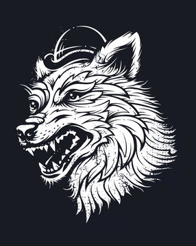 Old School Wolf