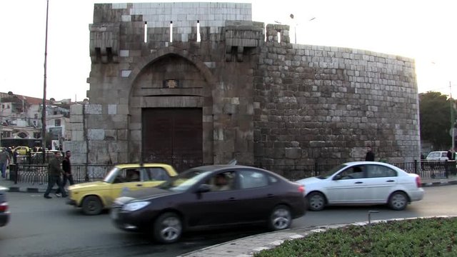 Bab Tuma, (Gate of Tuma), landmark of early Christianity in Damascus, Syria.