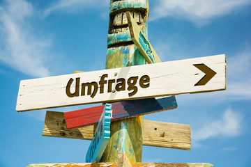 Schild 282 - Umfrage