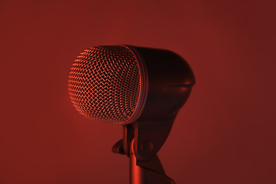 Studio microphone music