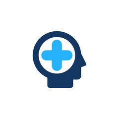 Medical Head Logo Icon Design