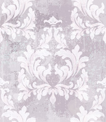 Fototapeta premium Imperial Baroque pattern background Vector. Ornamented texture luxury design. Vintage Royal textile decors