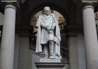 Carlo Ottavio Castiglioni statue, Brera palace, Milan, Lombardy