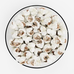 Realistic 3D Render of Popcorn