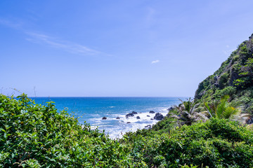 Wild tropical coast next to Caracas (Vargas, Venezuela).