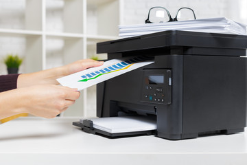 printer in office