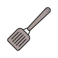 Kitchen spatula color icon