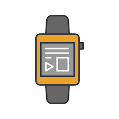 Smartwatch color icon