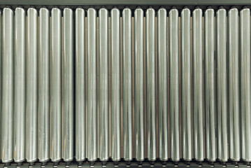 Crossing of the roller conveyor