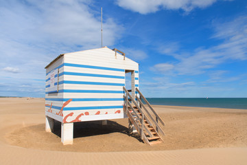 Fototapeta premium Gruissan plage in France