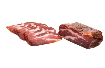 jerky meat isolated