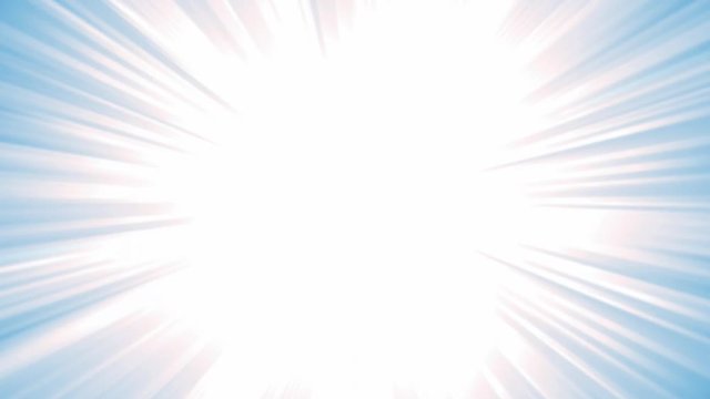 Blue Starburst Background Animation/
Animation of a design and flashy blue star burst background, with thin sun and light beams