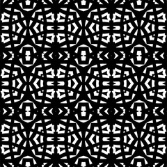 Decorative seamless pattern in a black - white colors