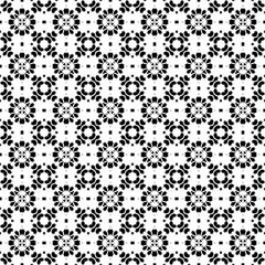 Seamless decorative pattern in a black - white colors