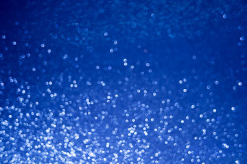 blue bokeh abstract background. christmas