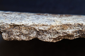 Small piece of an asbestos cement corrugated roofing sheet