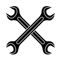 Two Wrench on a white background