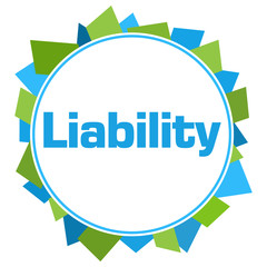Liability Green Blue Random Shapes Circle 