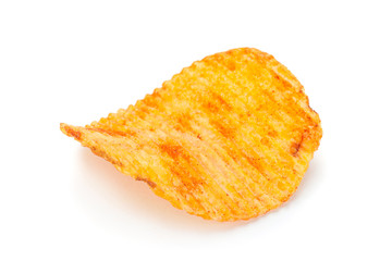 Orange pepper potato chips