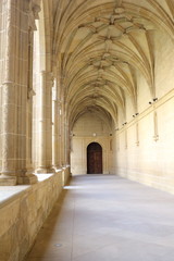 Claustro de un monasterio medieval