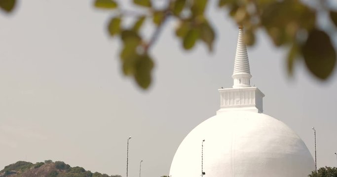 One of the many stupas or Buddhist temple in Sri Lanka