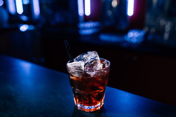 cocktail on the bar