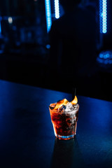 cocktail on the bar