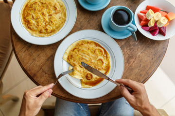 banana pancake breakfast