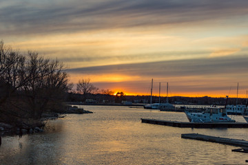 Fototapeta premium Sunset Pickering, series of photos capturing a sunset #9