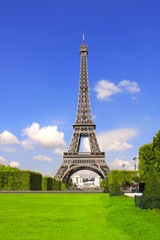 Eiffel tower, Champ-de-mars, Paris, France