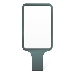 Outdoor advertising stand banner. Illustration isolated on white background. Graphic concept for your design