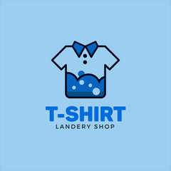 Laundry Shop Logo Template