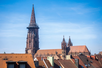 Fototapeta na wymiar cathedral in Freiburg