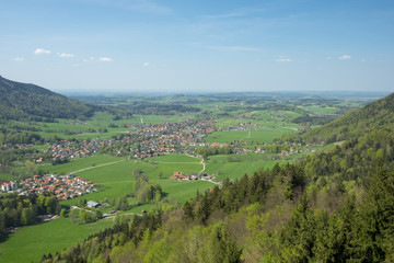 Fototapeta na wymiar View from Kampenwand
