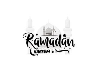 Ramadan Kareem mubarak banner for postcards and other uses.