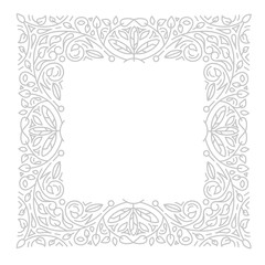 Linear frames, design template. 