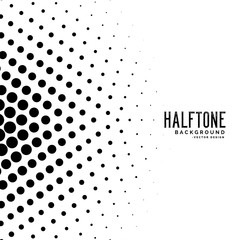 stylish circle haltone shape background