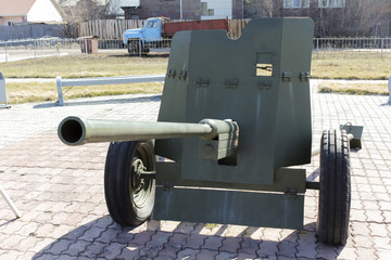 The artillery gun of the Second World War