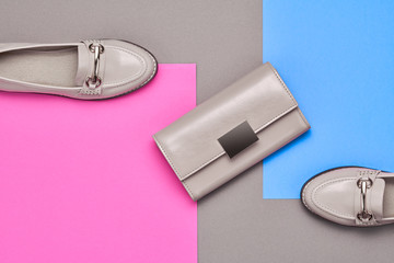 Fashion Design Woman Accessories. Pop Art Colors