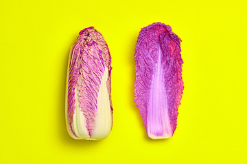 Chinese cabbage Fresh. Food Organic Vegan Concept