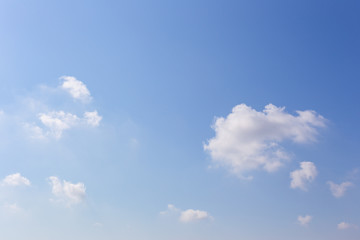 Blue sky background with clouds, background sky