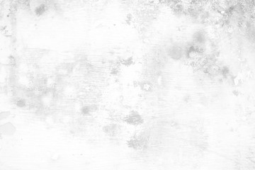 White Grunge Peeling Painted Concrete Wall Texture Background.