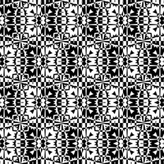 Seamless decorative pattern in a black and white colors