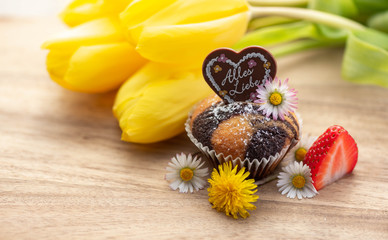 Alles Liebe - Glückwunschkarte