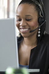 Portrait of a customer service representative