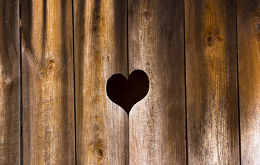 Sawn wooden heart_germany