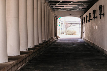 Fototapeta na wymiar Image of a pedestrian tunnel