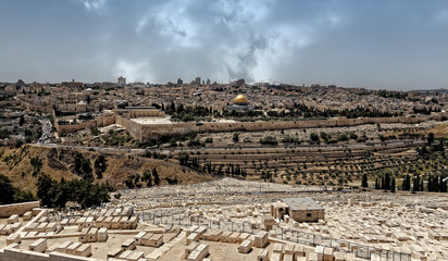  Jerusalem, Mount of Olives Jewish Cemetery.Mount of Olives , Mount Olivet.